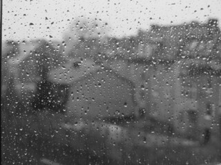 rain on window - obrazy, fototapety, plakaty