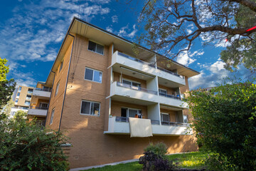 Apartment building in inner Sydney suburb NSW Australia