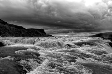 black and white clouds