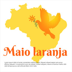 Maio laranja campaign against violence research of children 18 may