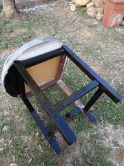 Small Coffee Table Painted Black