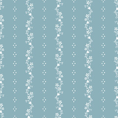 Lovely hand drawn floral seamless pattern, bavarian style textile, great for fabrics, wallpapers, wrapping - vector design - obrazy, fototapety, plakaty