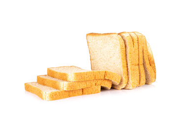 bread isolated on white background