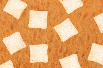 bread texture pattern food background