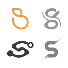Business corporate S letter logo