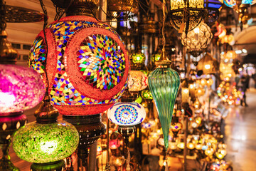 Turkish Lanterns memorabilia for sale in Istanbul Turkey