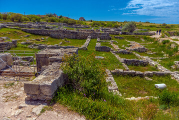 Museum-reserve Chersonesos Tauride. An ancient polis founded by the ancient Greeks on the Heracles Peninsula.