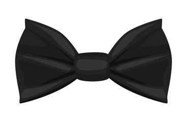 elegant black bowtie accessory
