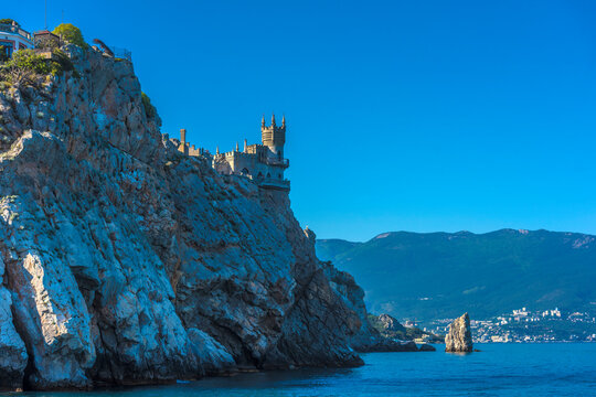The well-known castle Swallow's Nest near Yalta. Crimea