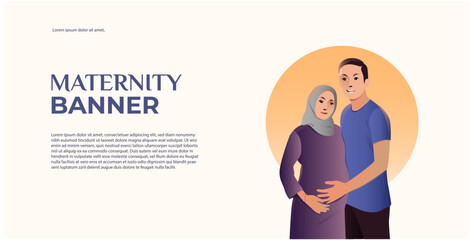 banner of maternity illustration