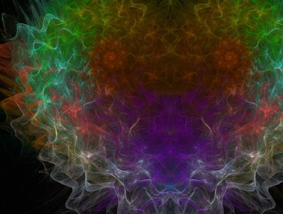 Imaginatory fractal abstract background Image