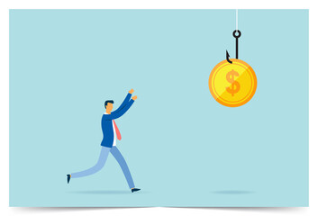 A trap to lure businessmen with money
