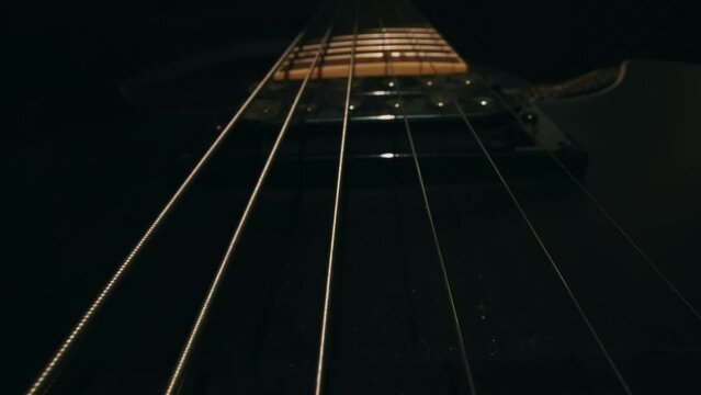 Six-string electric guitar pickup.