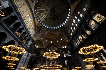 Obraz premium hagia sophia interior