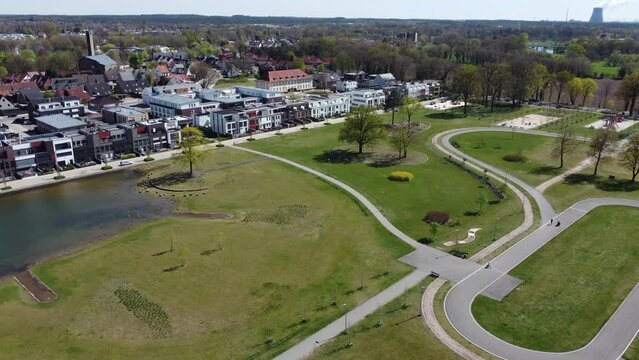 Emsauenpark Lingen Emsland Park Drohne Luftaufnahme