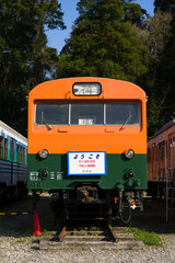 Obraz premium 「ポッポの丘」に静態保存している鉄道車両