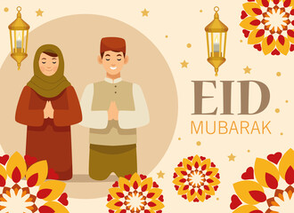 happy eid mubarak card