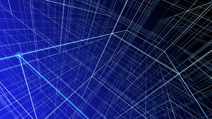 sfondo, forma, astratta, tecnologia futuristica, big data, 3d