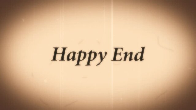 Happy End old 8mm film deffect reel