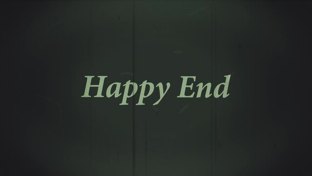 Happy End old 8mm film deffect reel