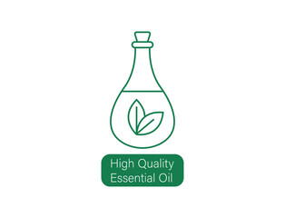 high-quality essential oil icon vector illustration 