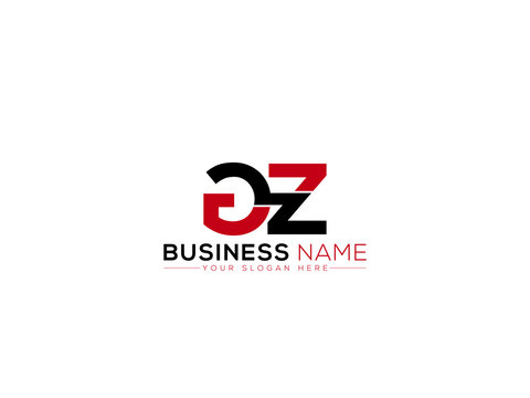 Alphabet GZ Logo Icon Design, Colorful Gz zg Logo Letter Vector Illustration For Your Modern Business