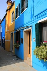 Italy, Veneto, Venezia: Characteristic view of the Burano Island.