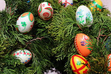 Ostern, Ostereier, Eier, bunt, Osterschmuck