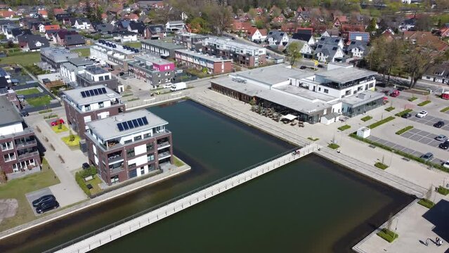 Emsauenpark Lingen Emsland Park Drohne Luftaufnahme