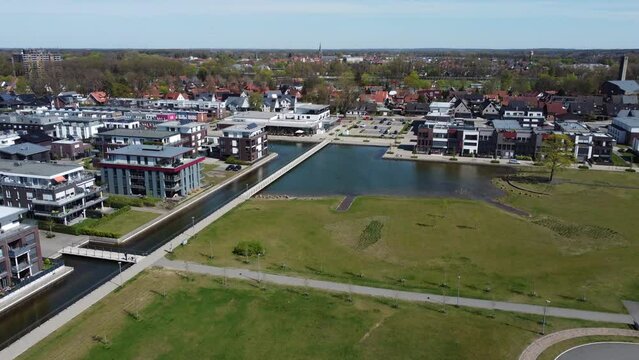 Emsauenpark Lingen Emsland Park Drohne Luftaufnahme
