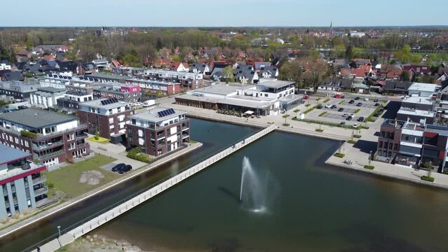 Emsauenpark Lingen Emsland Park Drohne Luftaufnahme