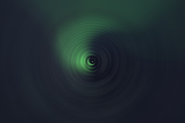 dark blue and green circular waves abstract background