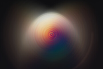 dark abstract background waves circular black multicolor