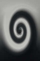 Fototapeta na wymiar black and white spiral waves abstract background