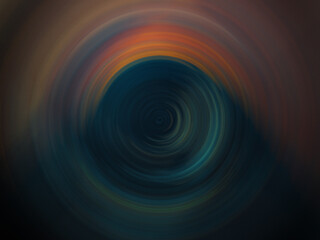 multicolor and blue circular waves abstract background