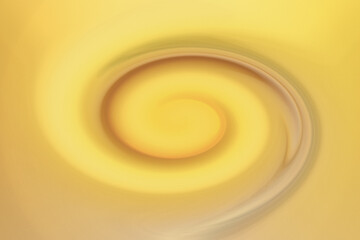 yellow and brown spiral waves abstract background