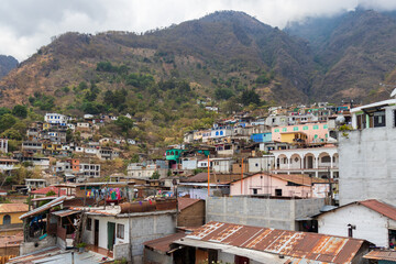 santa cruz la laguna village in the mountains of lake atitlan, Guatemala