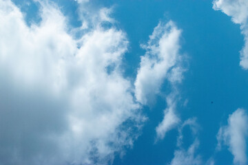 blue sky with clouds