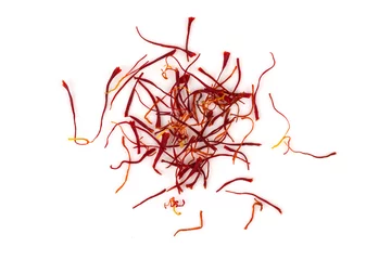 Foto op Plexiglas Dried saffron spice isolated © romantsubin