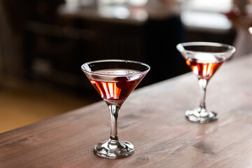Party time - drinking color cocktails
