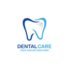 Dental care logo design vector illustration. Dental logo. Orthodontic logo