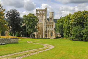 Abbey of Jumieges, Ruins of Abbey from 1067, Normandy, France