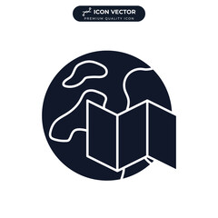 globe icon symbol template for graphic and web design collection logo vector illustration