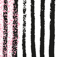 Bridal Backdrop. Black Splatter Particles.