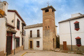 Fototapeta na wymiar Architecture of the Old Town of Ronda in Andalusia, Spain