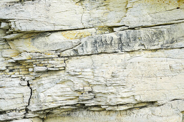 Obraz na płótnie Canvas abstract limestone texture, relief of natural limestone cliff