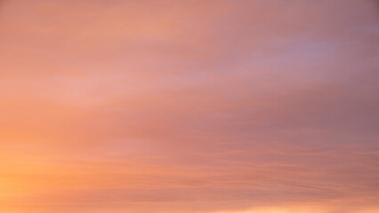 Sky with pastel colors