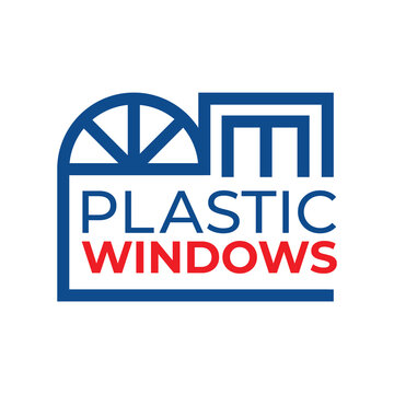 Vector logo for the sale and glazing of windows