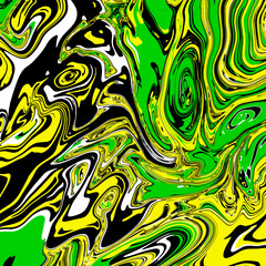 Curls abstract scribble hand drawn picture. Doodle decorative curls, swirls, flourishes and text calligraphy dividers collection. Vintage abstract Retro 70s Trippy Wavy Swirl. Swirl thread background