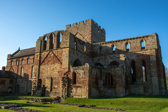 Lanercost Priory was founded by Robert de Vaux between 1165 and 1174, to house Augustinian canons.  Lanercost, Brampton, UK.